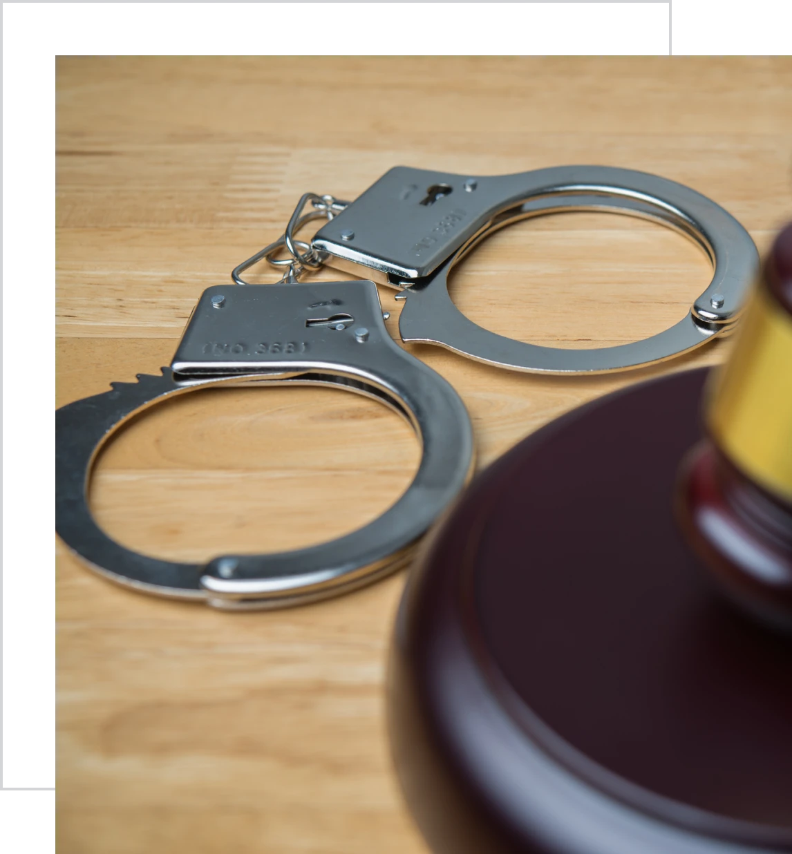 Legal justice symbols on display